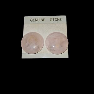 Vintage Rose Quartz Earrings